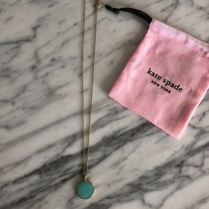 Kate Spade "SOMETHING BLUE" Idiom Pendant Necklace